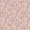 Tissu shabby- Collection Mary Rose- Tissu Patchwork Parfum Rose