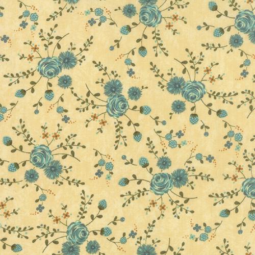 Tissu Moda patchwork vanille petits bouquets - Prints Charming