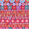 Tissu Kaffe Fassett GP169 - Row Flowers Red