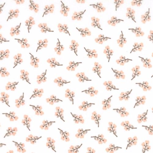  Tissu  Moda Lullaby - Petites branches - PROMO