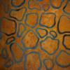  Tissu patchwork batik girafe ocre