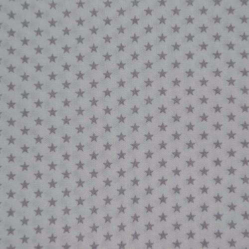 Tissu Cotonnade Patchwork – Petités étoiles Fond Blanc - Mini-Mini