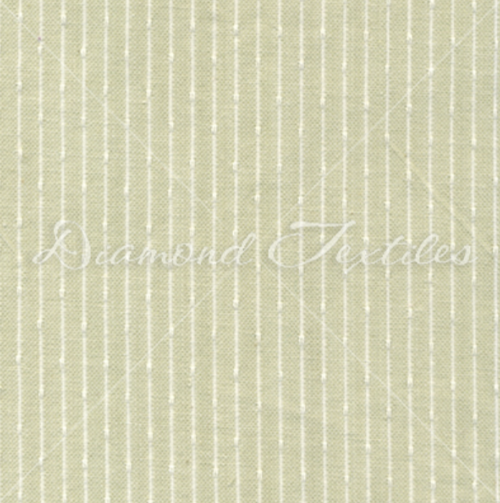 Tissu Japonais Tissé Crème - Fines rayures