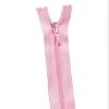 fermeture éclair non séparable rose clair 30cm