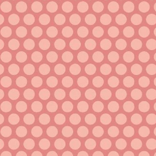 Tissu Makower Edyta Sitar - Little Sweetheart - Maid of Honor rose