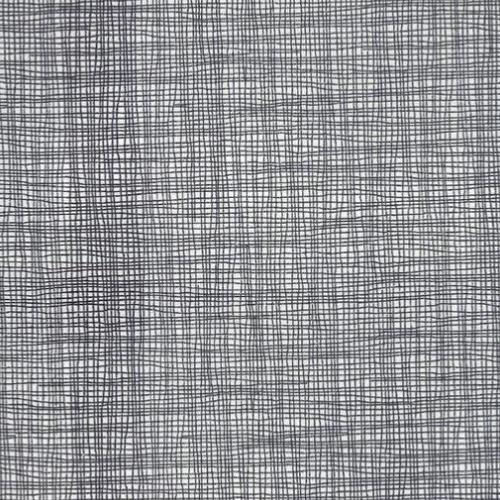  Tissu Moda Day In Paris - lignes noires irrégulières sur fond blanc