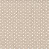 Tissu Lin - Petits Coeurs Blancs - Collection Shabby Chic
