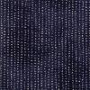  Tissu Moda Origami - Petits ronds crème sur fond bleu indigo