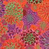 Tissu Kaffe Fassett - House Leeks - PJ113 RED