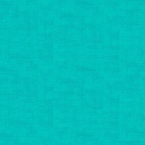 Tissu patchwork Makower -Texture lin Aquamarine - New Linen