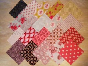 lot de 20 coupons tissus patchwork TILDA