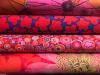 lot de 4 coupons de tissu patchwork Kaffe Fassett rouge