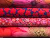 lot de 4 coupons de tissu patchwork Kaffe Fassett rouge