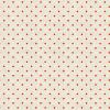 Tissu patchwork Makower - Petites étoiles rouges - Scandi