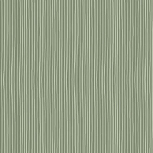 Tissu patchwork vert  - Rayures Tons sur Tons - Basic Hannah