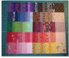 100 coupons  patchwork multicolores